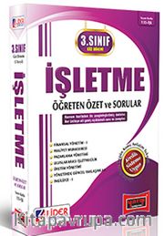 AÖF 3. Sınıf Güz Dönemi (5. Yarıyıl)  İşletme Öğreten Özet ve Sorular (AF-135-ISL)