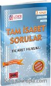 AÖF 2. Sınıf Bahar Dönemi (4. Yarıyıl) Ticaret Hukuku Tam İsabet Sorular (AF-224-TIT)