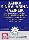 Banka Sınavlarına Hazırlık (Önlisans  Mezunları İçin) 10 Adet Deneme Sınavı