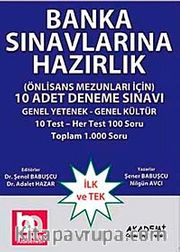 Banka Sınavlarına Hazırlık (Önlisans  Mezunları İçin) 10 Adet Deneme Sınavı