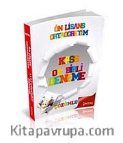 2014 KPSS Ortaöğretin-Ön Lisans 11'li Çözümlü Deneme
