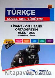 2014 Türkçe Sözel Akıl Yürütme Lisans-Ön Lisans Ortaöğretim ALES-DGS Sınavlarına Yönelik (2541)