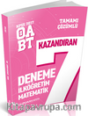 2017 ÖABT İlköğretim Matematik Öğretmenliği Tamamı Çözümlü 7 Deneme