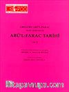 Abü'l - Farac Tarihi Cilt 2