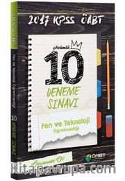 2017 ÖABT Fen ve Teknoloji Öğretmenliği Çözümlü 10 Deneme Sınavı 