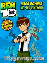 Ben 10 Mega Boyama ve Oyun Kitabı