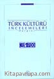 Türk Kültürü İncelemeleri Dergisi 1