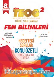 8. Sınıf Nisan TEOG 2 Fen Bilimleri Güncel Soru Bankası