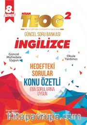 8. Sınıf Nisan TEOG 2 İngilizce Güncel Soru Bankası