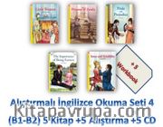 Alıştırmalı İngilizce Okuma Seti 4 (B1-B2) 5 Kitap +5 Alıştırma +5 CD