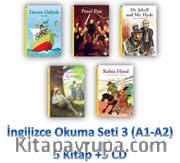 İngilizce Okuma Seti 3 (A1-A2) 5 Kitap +5 CD 