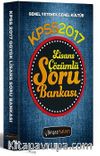 2017 KPSS Genel Yetenek Genel Kültür Lisans Çözümlü Soru Bankası