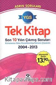 YGS Tek Kitap Son 10 Yılın Çıkmış Soruları 2004-2013  (Ekonomik Baskı)