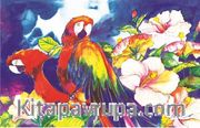 Çiçekler ve Papağanlar 1000 Parça Puzzle (Kod: 40917)