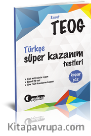 8. Sınıf  TEOG Türkçe Kopar Çöz Süper Kazanım Testleri