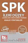 Analiz Yöntemleri / SPK - İleri Düzey