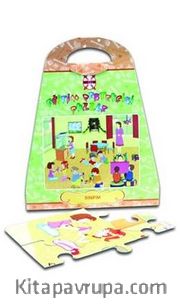Sınıfım Çantalı 35 Parça Puzzle (Kod:40810)
