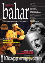Berfin Bahar Aylık Kültür Sanat ve Edebiyat Dergisi Ocak 2017 Sayı: 227