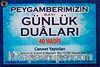 Peygamberimizden Günlük Dualar - 40 Hadis (Kartela)