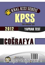 2012 KPSS Kral Kızı Serisi Coğrafya Yaprak Test