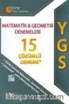 YGS Matematik-Geometri Denemeleri 15 Çözümlü Deneme