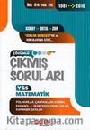 YGS Matematik (Polinomlar-Çarpanlara Ayırma) Çıkmış Soruları