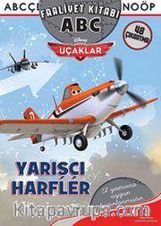Uçaklar Yarışçı Harfler -ABC Faaliyet Kitabı