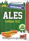 2014 Ales Yaprak Test Son Sınava Göre Yenilenmiş