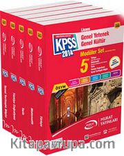 2014 KPSS Genel Kültür Genel Yetenek Modüler Set (5 Kitap) 
