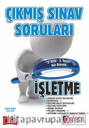 AÖF 2. Sınıf Güz Dönemi 3. Yarıyıl İşletme Çıkmış Sınav Soruları (Kod:AF-623-ISL)