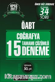 2017 KPSS ÖABT Coğrafya Tamamı Çözümlü 15 Deneme