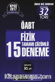 2017 KPSS ÖABT Fizik Tamamı Çözümlü 15 Deneme