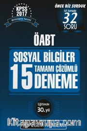 2017 KPSS ÖABT Sosyal Bilgiler Tamamı Çözümlü 15 Deneme