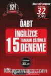 2017 KPSS ÖABT İngilizce Tamamı Çözümlü 15 Deneme