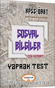 2017 KPSS ÖABT Sosyal Bilgiler Çek Kopart Yaprak Test
