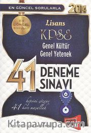 2014 KPSS Lisans Genel Kültür Genel Yetenek 41 Deneme Sınavı