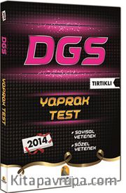 2014 DGS Tırtıklı Yaprak Test