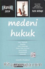 2014 KPSS Medeni Hukuk Tek Kitap