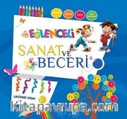 Eğlenceli Sanat ve Beceri Lacivert Kitap 5 Yaş