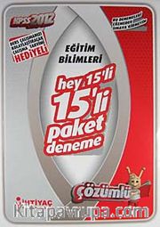 2012 KPSS Eğitim Bilimleri Hey 15'li Paket Çözümlü Deneme
