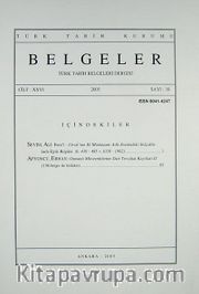 Belgeler Dergisi Sayı 30