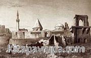 Konya Aladdin Camii Ve Köşkü / Charles Texier (GRV 119-50x80) (Çerçevesiz)