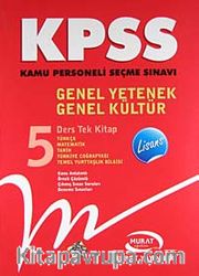 KPSS Genel Yetenek Genel Kültür (5 Ders Tek Kitap)