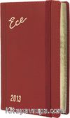 2013 Ece Ajanda - Muhtıra Serisi 5DL Cep (Ürün Kod:5) Kırmızı