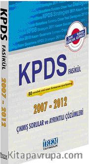 KPDS Fasikül 2007-2012 Çıkmış Sorular ve Ayrıntılı Çözümleri