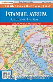 İstanbul Avrupa Caddeler Haritası