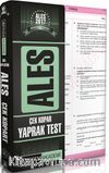 2017 ALES Çek Kopart Yaprak Test