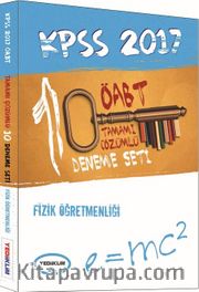 2017 KPSS ÖABT Fizik Öğretmenliği Tamamı Çözümlü 10 Deneme Seti