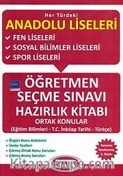 Öğretmen Seçme Sınavı Hazırlık Kitabı