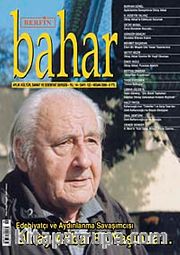 Berfin Bahar Aylık Kültür Sanat ve Edebiyat Dergisi Nisan 2008 / 122 Sayı